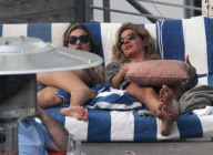 Rosie Huntington-Whiteley and Jason Statham Relax in Miami