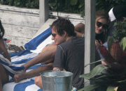 Rosie Huntington-Whiteley and Jason Statham Relax in Miami