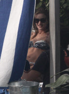 Rosie Huntington-Whiteley and Jason Statham Relax in Miami
