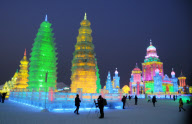 Ice and Snow World im chinesischen Harbin