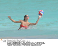 CPE/Olivia Palermo at the beach with her German-born model boyfriend Johannes Huebl.