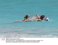 CPE/Olivia Palermo at the beach with her German-born model boyfriend Johannes Huebl.