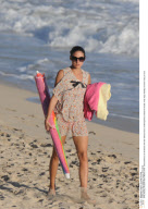 CPE/Olivia Palermo at the beach with her German-born model boyfriend Johannes Huebl.