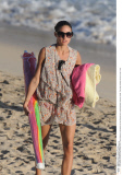 CPE/Olivia Palermo at the beach with her German-born model boyfriend Johannes Huebl.