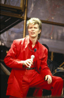 David Bowie on his Glass Spider tour, Rotterdam, Holland - 1987