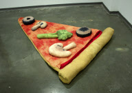 Pizza slice sleeping bag, America - 28 Dec 2011