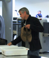 George Clooney and Stacy Keibler Depart Together