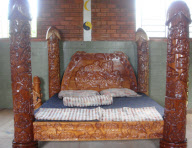 Hand-carved wooden Kamasutra bed for sale on eBay - 09 Jan 2012