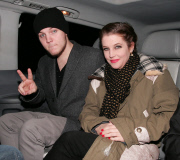 Lisa Marie Presley and Benjamin Presley Keough at Mr. Chow restaurant, London, Britain - 09 Jan 2012