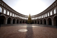 Italian themed 'Florentia Village' luxury shopping outlet park, Wuqing, near Tianjin. China - 01 Dec 2011
