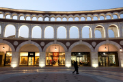 Italian themed 'Florentia Village' luxury shopping outlet park, Wuqing, near Tianjin. China - 01 Dec 2011