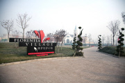 Italian themed 'Florentia Village' luxury shopping outlet park, Wuqing, near Tianjin. China - 01 Dec 2011