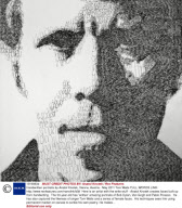 Handwritten portraits by Anatol Knotek, Vienna, Austria - May 2011