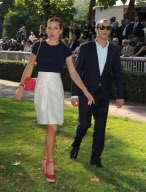 Celebs at the Quatar Prix de l Arc de Triomphe 2011