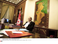 *EXCLUSIVE*  CARTHAGE : Moncef Marzouki, close up