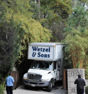 Moving Vans Leave Katy Perry's Old House and Arrive at a New House