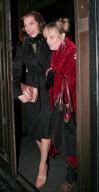 Brooke Shields and Twiggy at the Wolseley restaurant, London, Britain - 11 Jan 2012