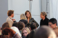 *EXCLUSIVE* Olivia Wilde stays connected on the set of "Burt Wonderstone"