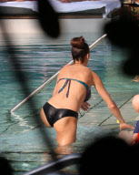 Sharlely Becker spent the day playing in the pool with her and Boris Becker's son Amadeus. Amadeus made a friend and Sharlely enjoyed some enthusiastic talk about todlers with his mother. Miami Beach, Fl