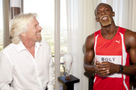 Usain Bolt stars as Sir Richard Branson for new TV Advert filmed in Kingston, Jamaica - 28 Nov 2011