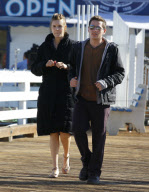 Maggie Grace on set in Santa Monica