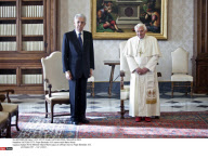 VATICAN CITY: Pope Benedict XVI metts with Mario Monti