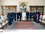 VATICAN CITY: Pope Benedict XVI metts with Mario Monti