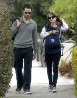 Natalie Portman And Family Out For A Walk In Santa Monica