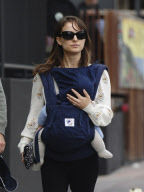 Natalie Portman Takes A Stroll With Her Fiance And Baby