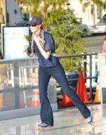 Marcia Cross Takes Her Daughters Ice Skating