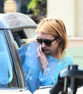 A Skinny Looking Emma Roberts Finishes a Shopping Trip at Barneys