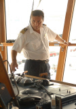 Kapitän  Francesco Schettino auf der Brücke der Costa Atlantica