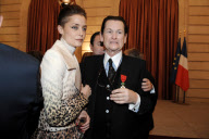 Sony Rykiel and Jean-Louis Sherrer awarded Officer and Commandeur of the Legion d'Honneur - Paris