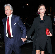 Catherine Zeta-Jones and Michael Douglas Arrive at a "Haywire" Q&A in NYC