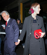Catherine Zeta-Jones and Michael Douglas Arrive at a "Haywire" Q&A in NYC