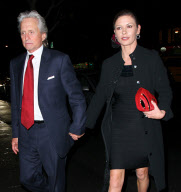 Catherine Zeta-Jones and Michael Douglas Arrive at a "Haywire" Q&A in NYC