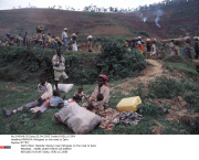 AFR<RWANDA:NORD OUEST:REFUGIES EN ROUTE   POUR GISENYI (VOIR SUITE)
