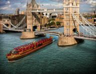 The Queen's royal barge for the Thames Diamond Jubilee Pageant - Jan 2012