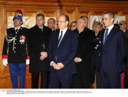 CPE/Prince Albert and Andrea Casiraghi at Saint Sebastien Ceremony.