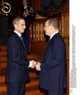 CPE/Prince Albert and Andrea Casiraghi at Saint Sebastien Ceremony.
