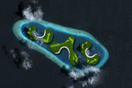 Floating golf course, Maldives - Sep 2011