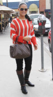 Pia Toscano After Having Lunch at Toast