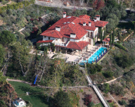 Heidi Klum and Seal at home for divorce week end