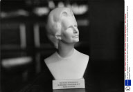 The Premier Restaurant In Grantham Bust Of Margaret Thatcher.