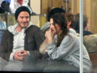 EXCLUSIVE Is David Beckham flirting at Karate?