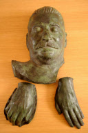Rare Joseph Stalin bronze death mask cast sells for GBP 3,600 at auction, Shropshire, Britain - 17 Dec 2011