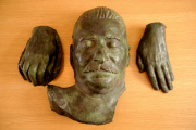 Rare Joseph Stalin bronze death mask cast sells for GBP 3,600 at auction, Shropshire, Britain - 17 Dec 2011
