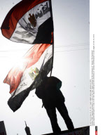 CAIRO: Egyptians participate in a rally on the Tahrir Square marking the first anniversary of "January 25th Revolution"