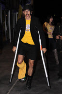Anthony Kiedis :  Injured Lakers Fan