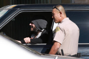 *EXCLUSIVE* Russell Brand gets pulled over by Los Angeles Sheriffs